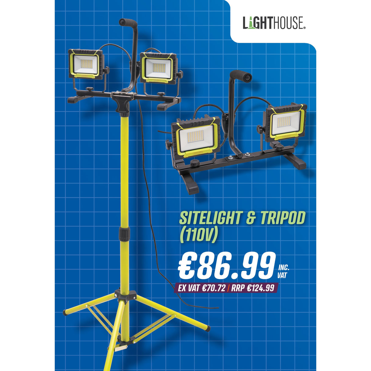 Lighthouse Site Light & Tripod (110V)