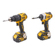 DeWalt 18V Combi & Impact Drill Twin Pack
