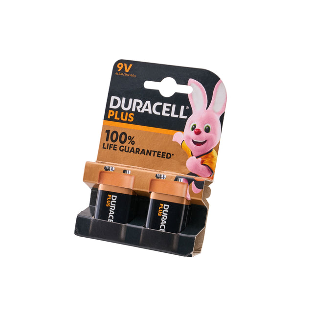 Duracell 9V Battery Twin Pack