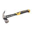 A claw hammer with a silver steel head and a black and yellow textured handle, shown on a plain white background. The brand name ROUCHICK is printed on the handle. Roughneck V-Series Gorilla Claw Hammer | 567g (20oz)