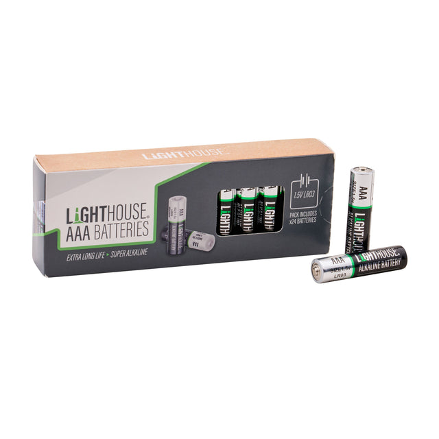 Lighthouse AAA Battery Pack | 24 Pack