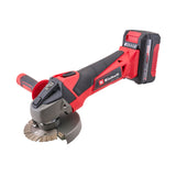 Einhell 18V Angle Grinder Kit with a 4.0Ah Li-Ion Battery