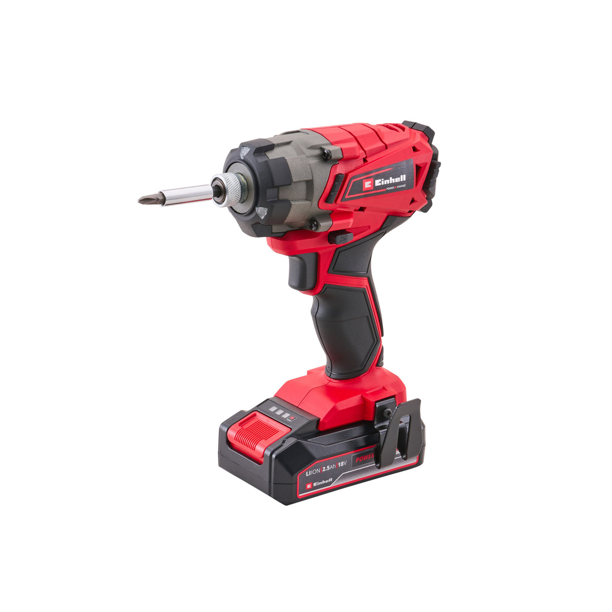 Einhell 18V Impact Driver Kit with 1 x 2.5Ah Li-ion Battery