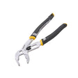 Stanley bolt cutters with silver metal jaws and black and yellow handles, shown on a plain white background.
Stanley Dual Adjust Pliers | 250mm (10in)
