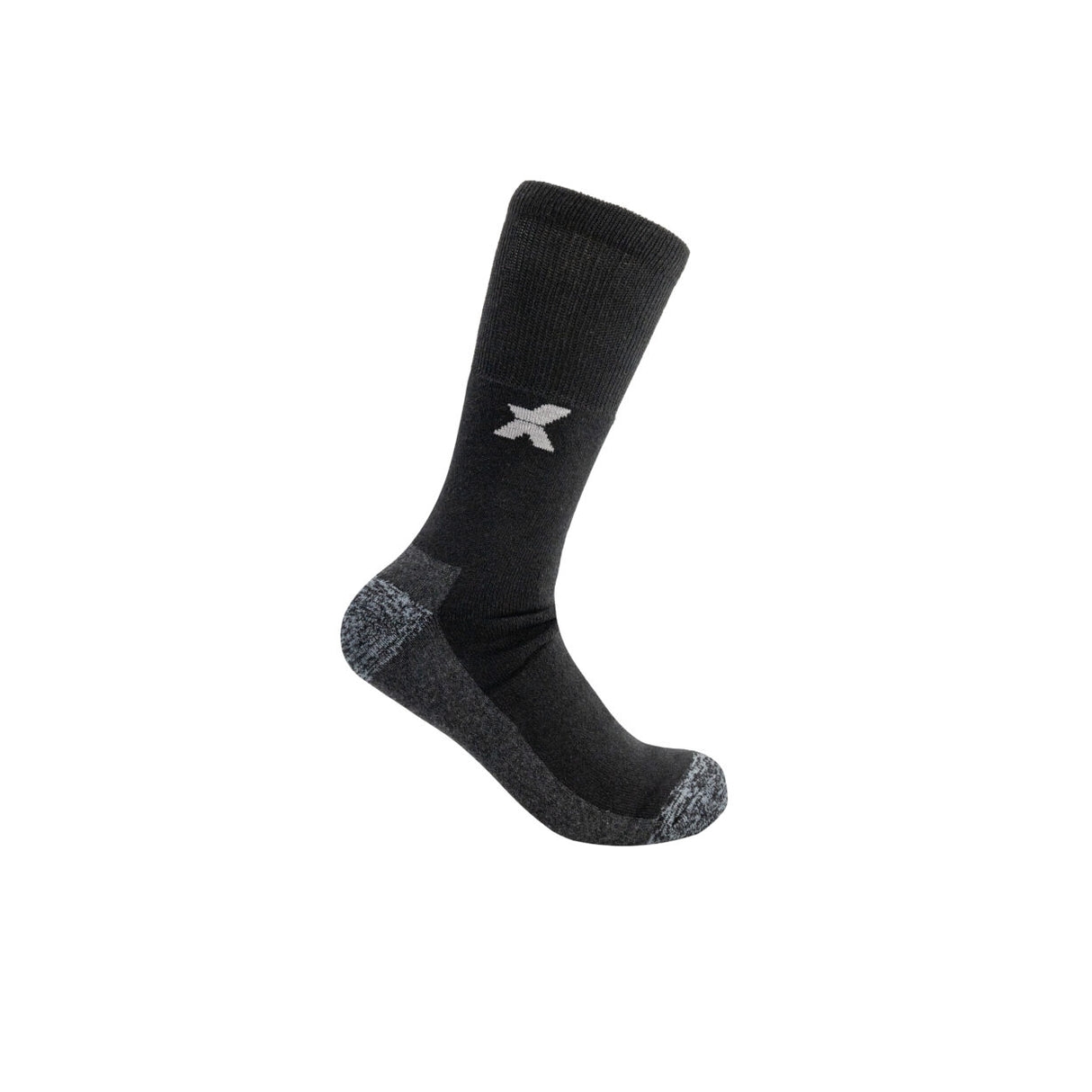 Xpert Core Comfort Work Socks 3 Pack | Black/Grey
