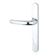 Yale Essentials Long Backplate Door Handle Chrome