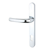 Yale Essentials Long Backplate Door Handle Chrome