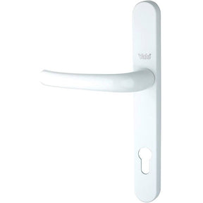 Yale Essentials Long Backplate Door Handle Chrome White