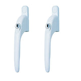 Yale Window Handle PVCU - White | Pack of 2 - 170mm
