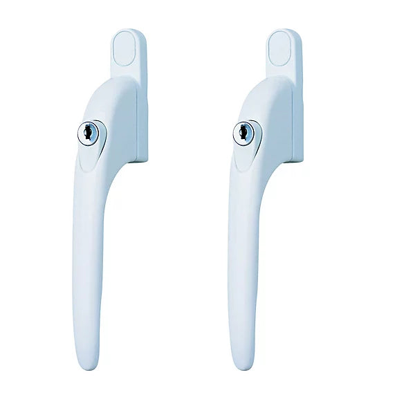 Yale Window Handle PVCU - White | Pack of 2 - 170mm