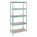 Galvanised Boltless Shelving 5 Shelves