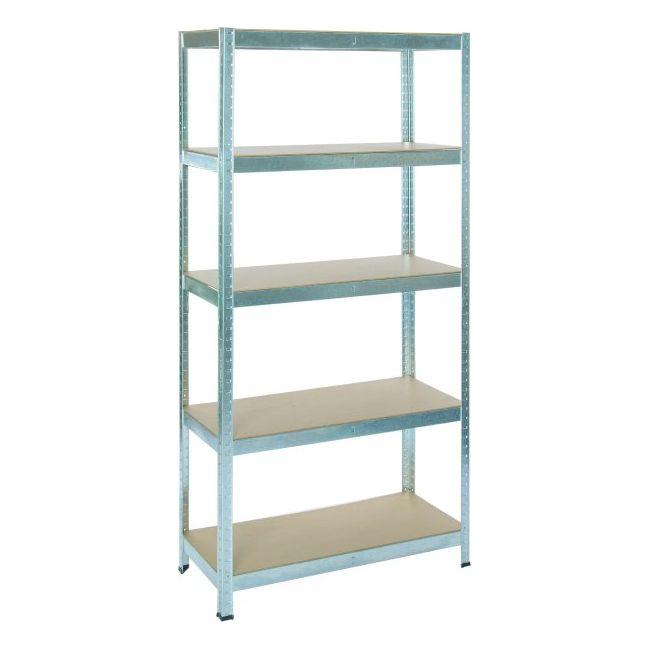 Galvanised Boltless Shelving 5 Shelves