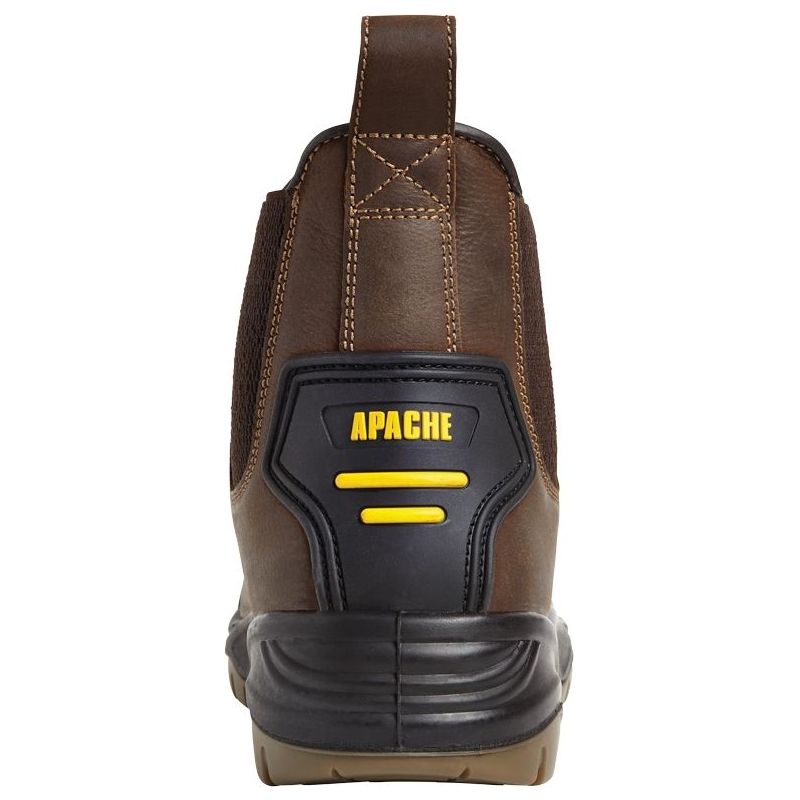 Apache AP715SM Safety Dealer Boot Brown S3
