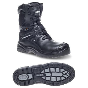 Apache Combat S3 High Leg Safety Boot Black