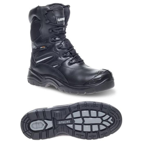 Apache Combat S3 High Leg Safety Boot Black