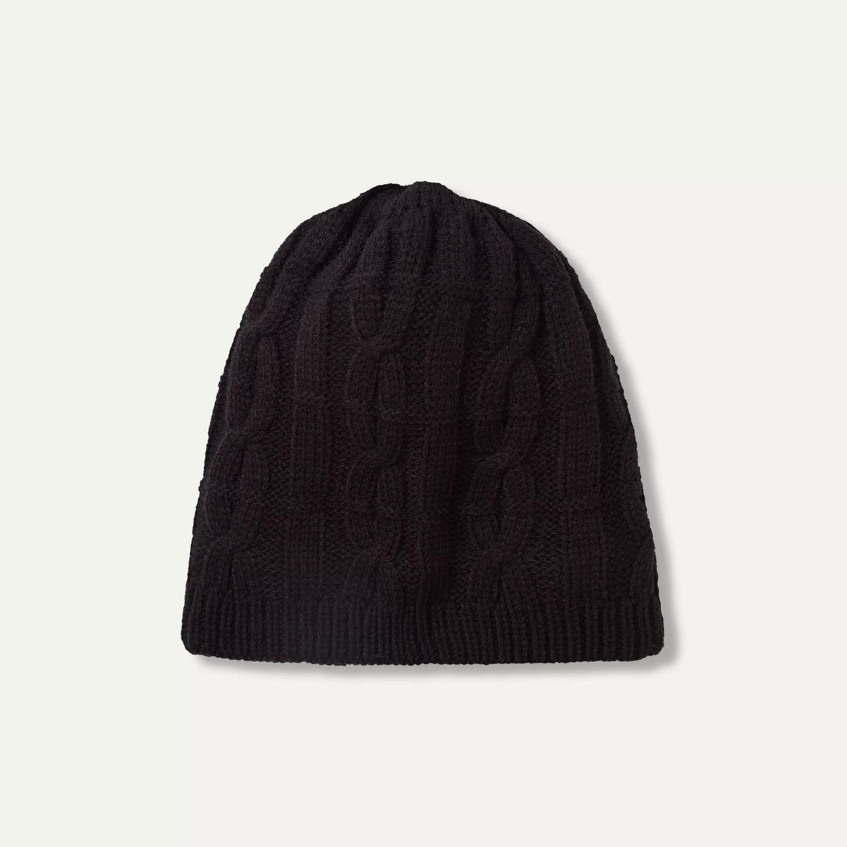 Sealskinz Blakeney Waterproof Cold Weather Cable Knit Beanie Hat Black