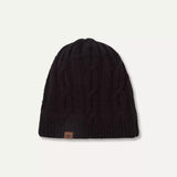 Sealskinz Blakeney Waterproof Cold Weather Cable Knit Beanie Hat Black