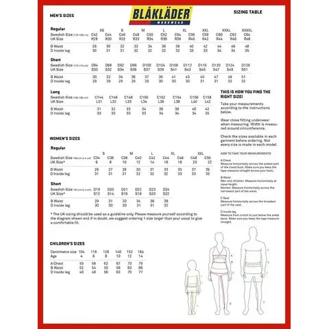 Blaklader 1720 Craftsman Trousers 4-way Stretch