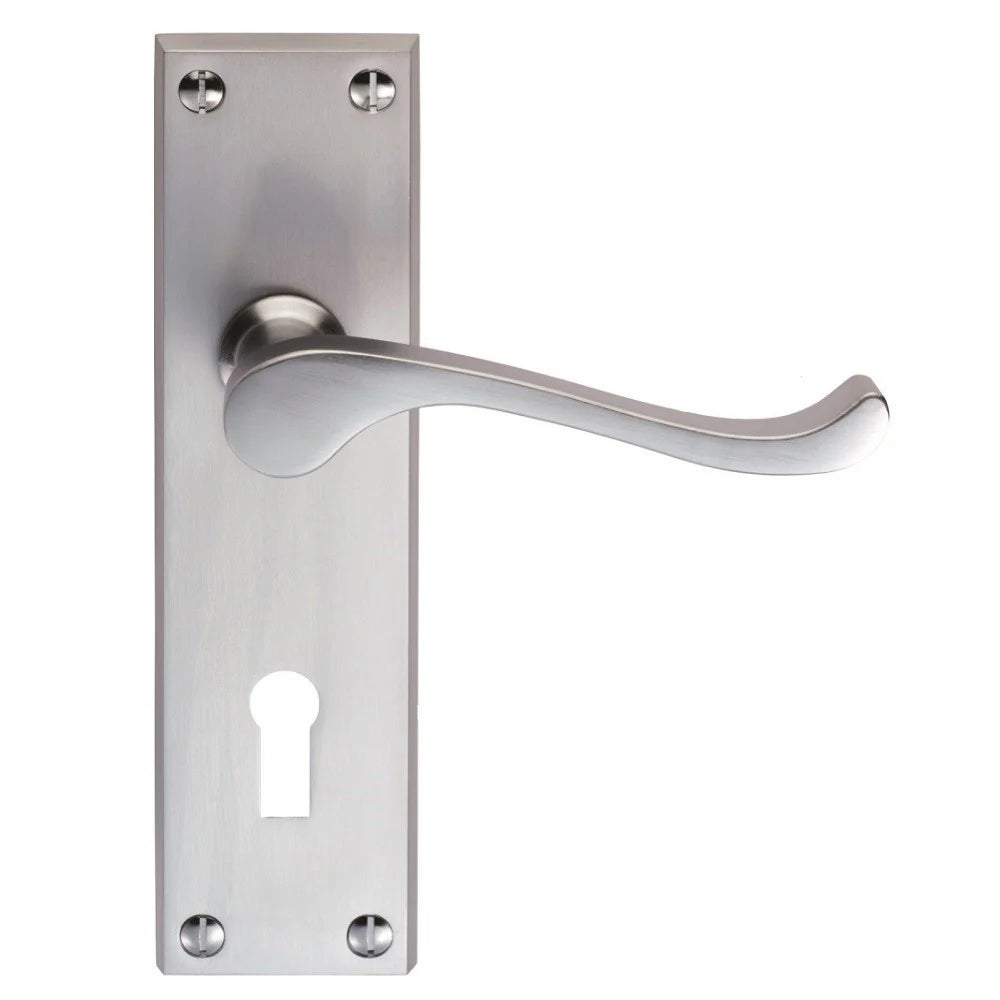 Carlisle Brass Victorian Scroll-Lever Lock 