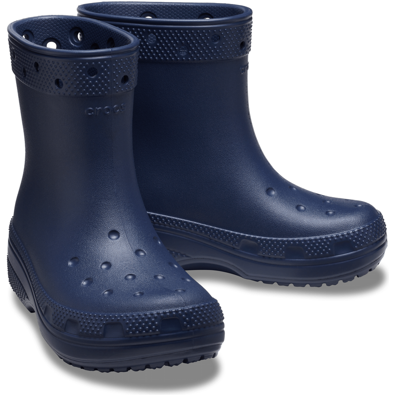 Navy croc boots clearance