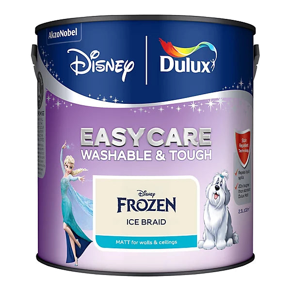 Dulux Easycare Disney Elsa Ice Braid Matt Wall & ceiling Paint, 2.5L