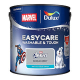Dulux Easycare Disney Marvel Captain America Shield Grey Matt Wall & Ceiling Paint | 2.5L