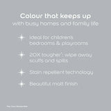 Dulux Easycare Disney Marvel Captain America Shield Grey Matt Wall & Ceiling Paint | 2.5L