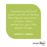 Dulux Easycare Disney Pixar Buzz Infinity Green Matt Wall & Ceiling Paint | 1.25L