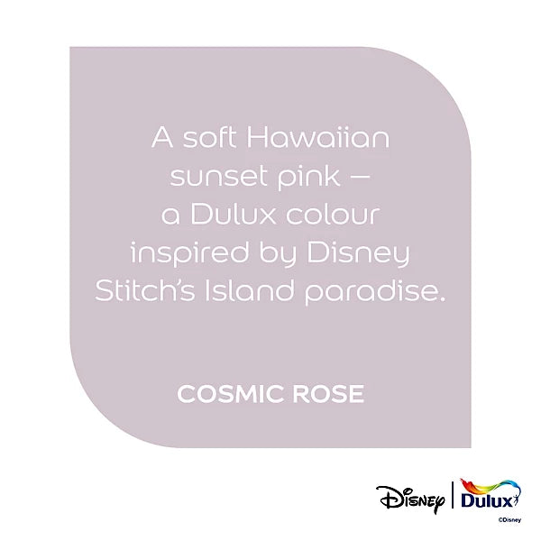 Dulux Easycare Disney Stitch Cosmic Rose Matt Wall & Ceiling Paint | 2.5L