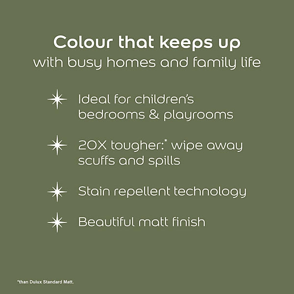 Dulux Easycare Disney Winnie The Pooh 100 Acre Green Matt Wall & Ceiling Paint | 1.25L