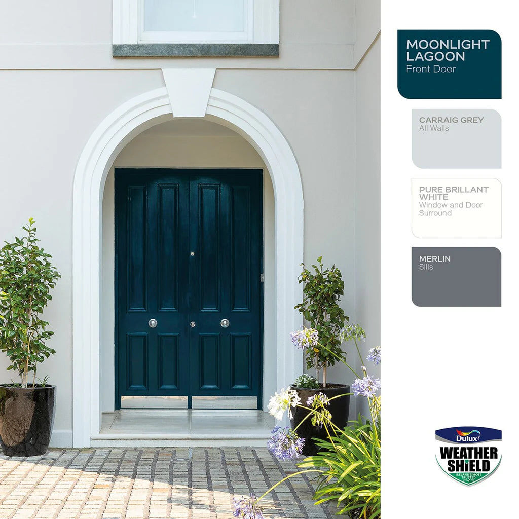 Dulux Weathershield Brilliant White Masonry Paint - 2.5L