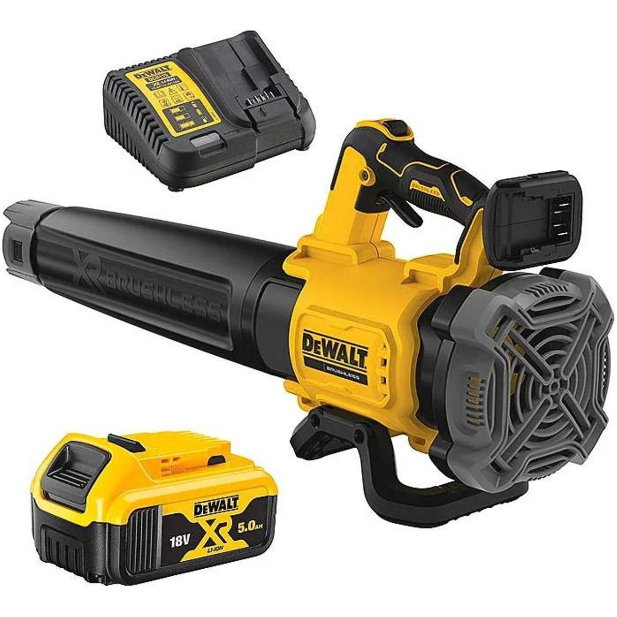 DeWalt DCMBL562P1 18V XR Brushless Axial Blower Kit, 1 x 5.0Ah Batteries