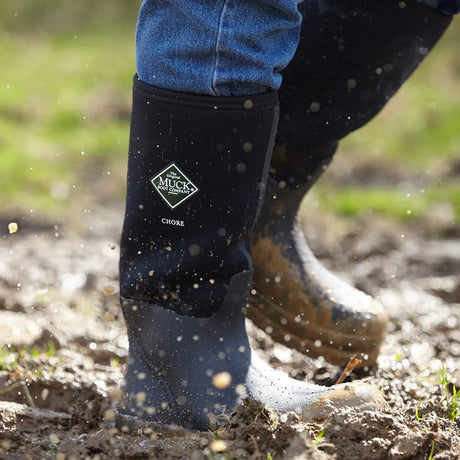 Muck Boot Chore Hi Wellingtons | Black