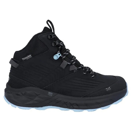  Hi-Tec Ladies Fuse Trek Mid Hiking Boots | Black/Blue