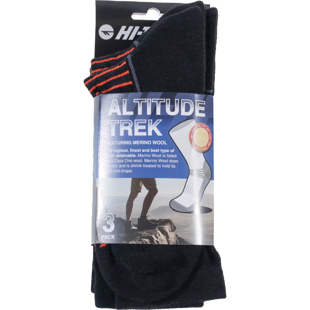 Hi-Tec Unisex Altitude Trek Merino | 3 Pack Socks
