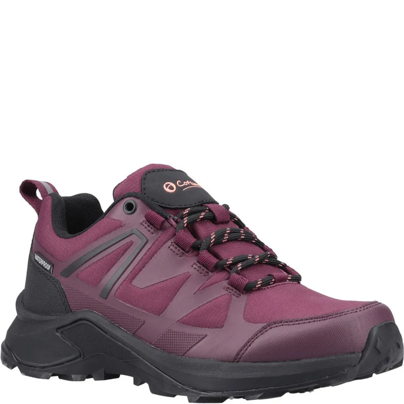 Horton Low Recycled Hiking Women's Shoes | Burgundy