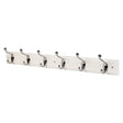 Headbourne Hat & Coat Hook Rail | White Board