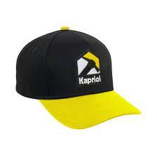 Kapriol Baseball Cap - Black/Yellow