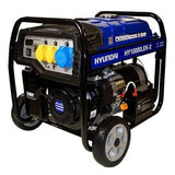 Hyundai 8kW / 10kVA Petrol Site Generator – Recoil & Electric Start (HY10000LEK-2)