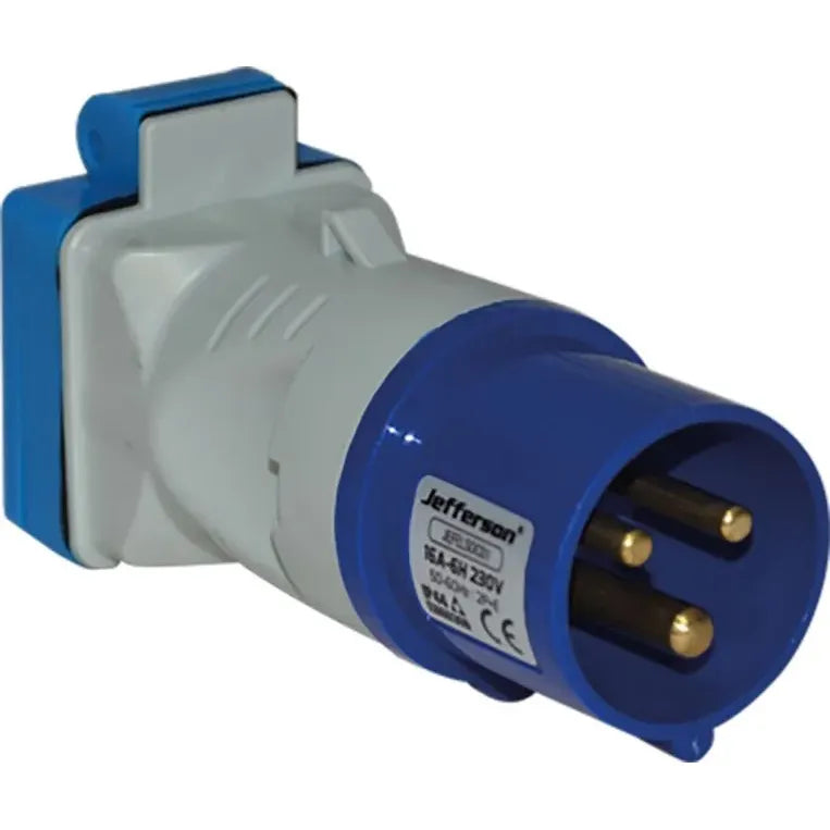 Jefferson Socket Adaptor 16A Plug To 13A Socket  220V | TedJohnsons.ie