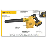 DeWALT DCV100 18V Leaf Blower