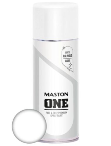 Maston ONE Spray Paint Gloss | White - 400ml