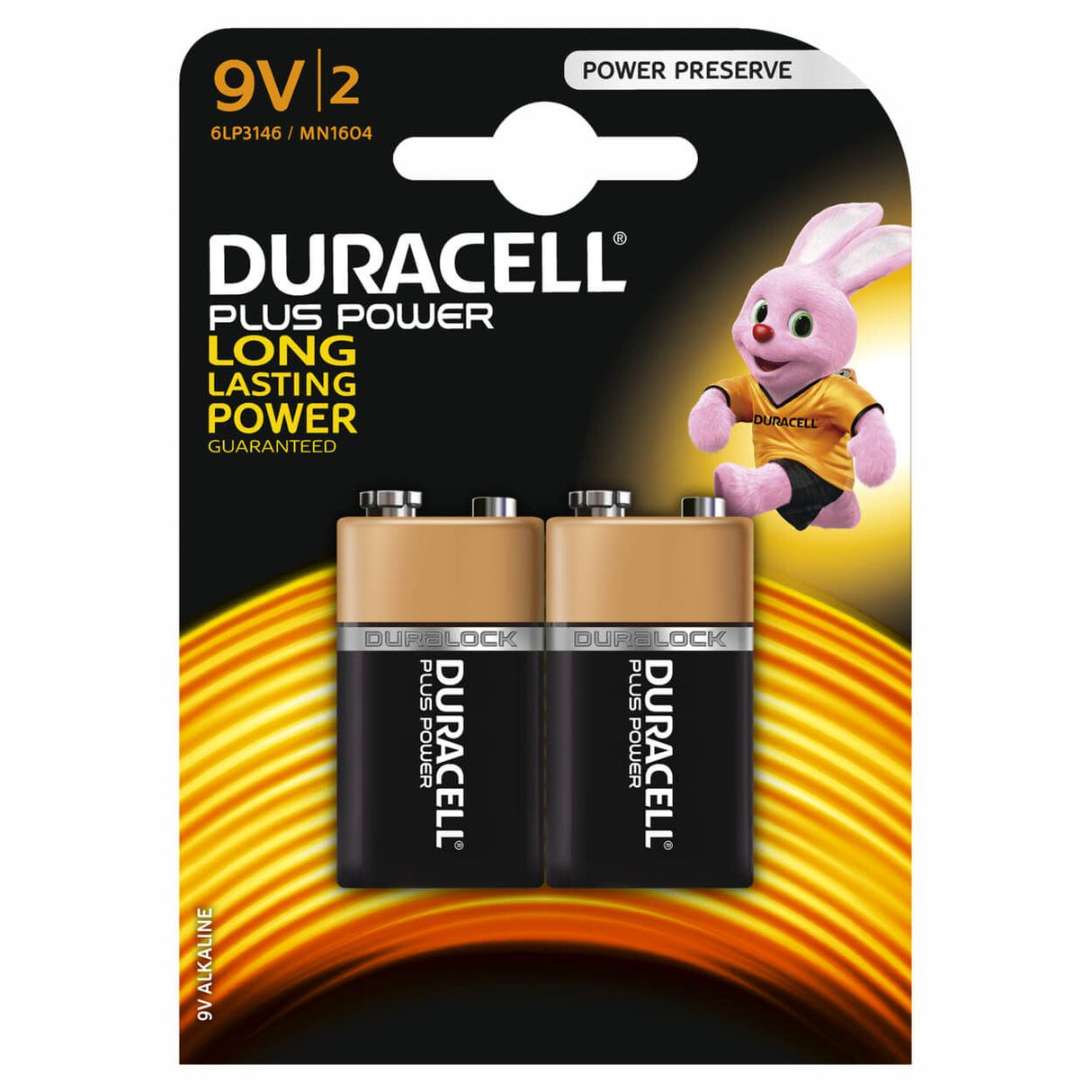 Duracell 9V Battery Twin Pack