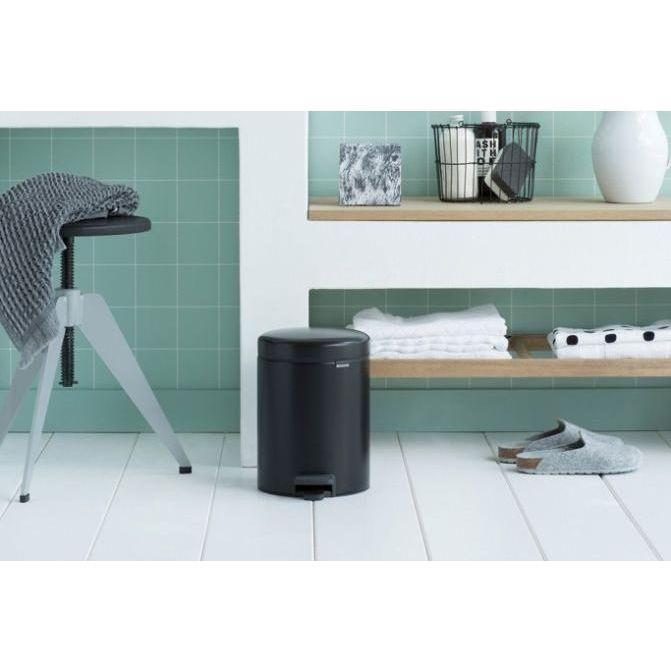 Brabantia Newicon Pedal Bin - 5L - Matt Black