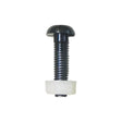 Wot-Nots Number Plate Screws & Nuts - M6 X 23mm - Black