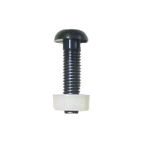 Wot-Nots Number Plate Screws & Nuts - M6 X 23mm - Black