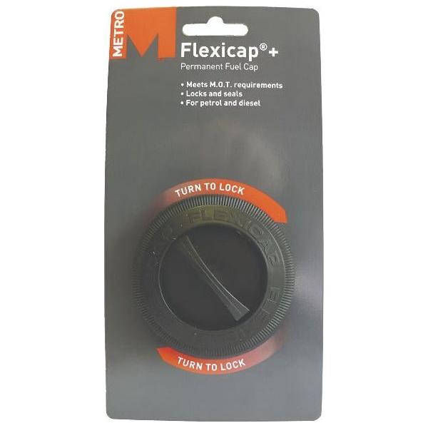 Metro Flexicap+ Permanent Fuel Cap - Black 