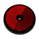 Maypole 2 X Radex Round Reflector Red Pk2