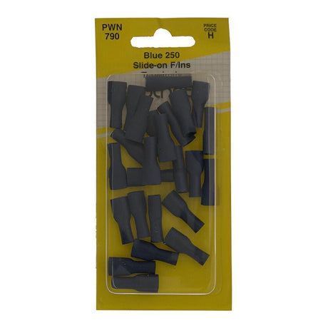 Wot-Nots Wiring Connectors Slide - On 250 - Blue