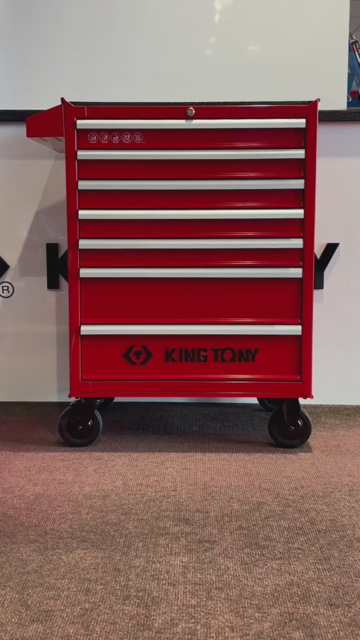 King Tony Mechanics 7 Drawer Tool Trolley Kit
